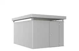 Biohort | Berging CasaNova 3 x 4 | Deur Rechtsdraaiend | Zilver-Metallic