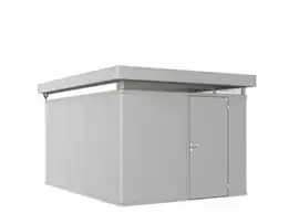 Biohort | Berging CasaNova 3 x 4 | Deur Rechtsdraaiend | Zilver-Metallic