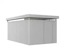 Biohort | Berging CasaNova 3 x 5 | Deur Rechtsdraaiend | Zilver-Metallic