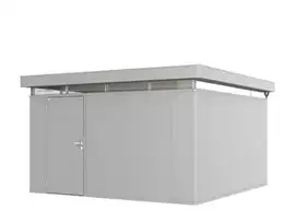 Biohort | Berging CasaNova 4 x 4 | Deur Linksdraaiend | Zilver-Metallic