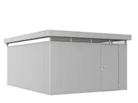 Biohort | Berging CasaNova 4 x 5 | Deur Rechtsdraaiend | Zilver-Metallic