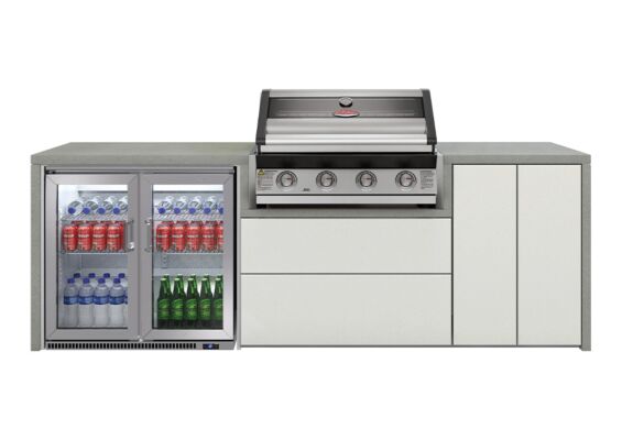 Beefeater | Buitenkeuken Element Harmony 4 Brander | Double Fridge Pack Modules Only