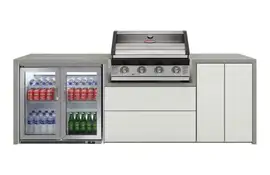 Beefeater | Buitenkeuken Element Harmony 4 Brander | Double Fridge Pack Modules Only