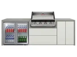 Beefeater | Buitenkeuken Element Harmony 4 Brander | Double Fridge Pack Modules Only