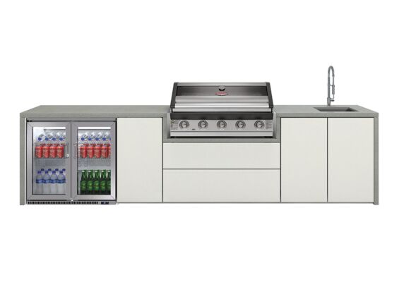 Beefeater | Buitenkeuken Element Harmony 5 Brander | Double Fridge, Sink & Tap Pack Modules Only