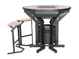 Boretti | Focolare Houtskool Barbecue Tuintafel