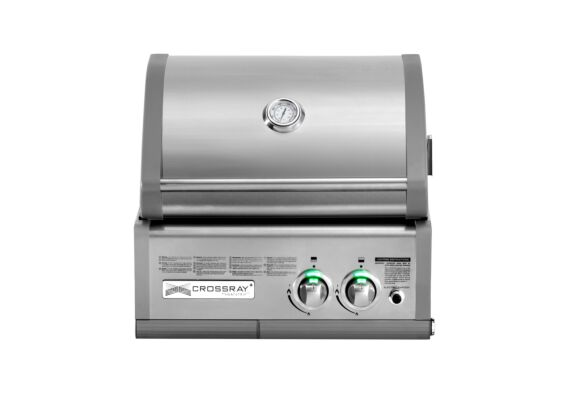 Heatstrip | Crossray 2 Built In BBQ | 2 Burner | 30 MB