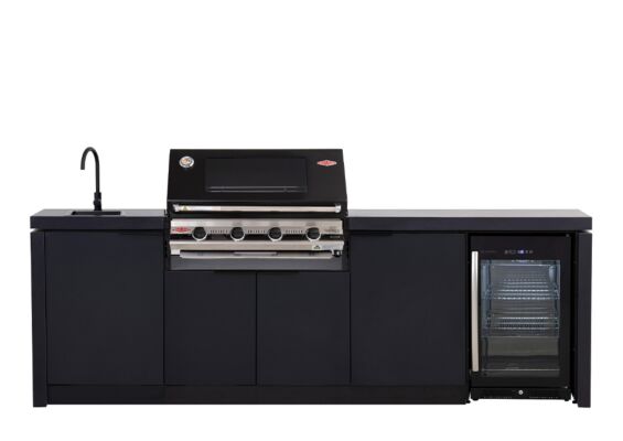 Beefeater | Buitenkeuken module Cabinex voor Signature 4-burner Standard Pack c/w 3000E Series BBQ & Cabinex Fridge