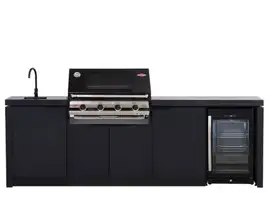 Beefeater | Buitenkeuken module Cabinex voor Signature 4-burner Standard Pack c/w 3000E Series BBQ & Cabinex Fridge