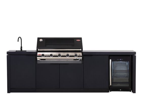 Beefeater | Buitenkeuken module Cabinex voor Signature 5-burner Standard Pack c/w 3000E Series BBQ & Cabinex Fridge