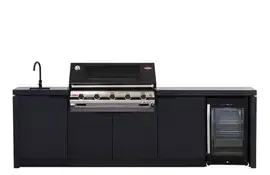 Beefeater | Buitenkeuken module Cabinex voor Signature 5-burner Standard Pack c/w 3000E Series BBQ & Cabinex Fridge