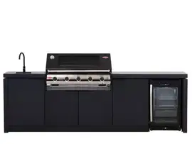 Beefeater | Buitenkeuken module Cabinex voor Signature 5-burner Standard Pack c/w 3000E Series BBQ & Cabinex Fridge