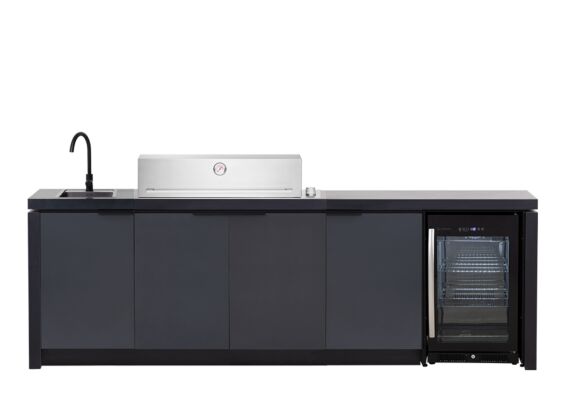 Beefeater | Buitenkeuken module Cabinex voor Signature 6-burner Standard Pack c/w Proline Roaster BBQ & Cabinex Fridge