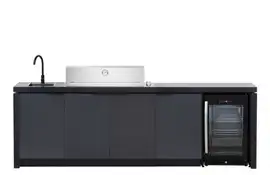 Beefeater | Buitenkeuken module Cabinex voor Signature 6-burner Standard Pack c/w Proline Roaster BBQ & Cabinex Fridge