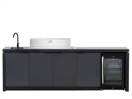 Beefeater | Buitenkeuken module Cabinex voor Signature 6-burner Standard Pack c/w Proline Roaster BBQ & Cabinex Fridge