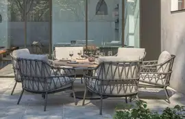4 Seasons Outdoor | Low-Diningset Calpi