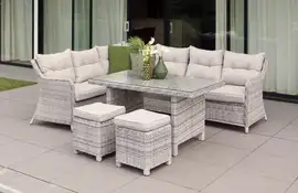 Camden Lounge-Diningset Wicker Fonteyn