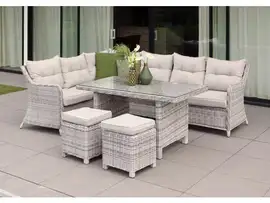 Camden Lounge-Diningset Wicker Fonteyn