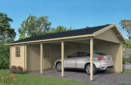 Tuindeco | Ever Garage/Carport | Onbehandeld