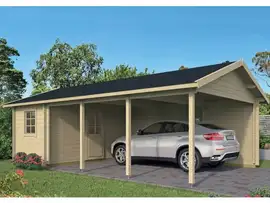 Tuindeco | Ever Garage/Carport | Onbehandeld