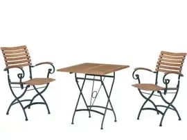 4 Seasons Outdoor | Bistroset Bellini | Zwart-Teak