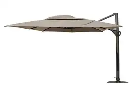 4 Seasons Outdoor | Zweefparasol Hacienda 300 x 400 cm | Taupe