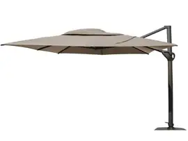 4 Seasons Outdoor | Zweefparasol Hacienda 300 x 400 cm | Taupe