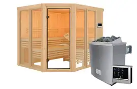 Karibu | Ainur 3 Sauna | Kachel 9 kW Externe Bediening