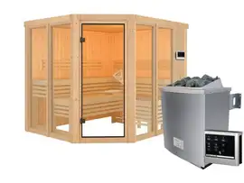 Karibu | Ainur 3 Sauna | Kachel 9 kW Externe Bediening