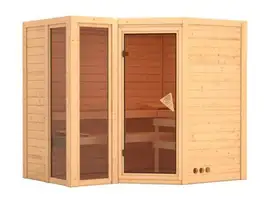 Karibu | Amara Sauna | Bronzeglas Deur