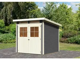 Karibu | Tuinhuis Glücksburg 3 | Terragrijs