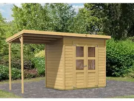 Karibu | Tuinhuis Merseburg 3 met Overkapping