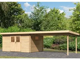 Karibu | Tuinhuis Torgau 5 met Overkapping 4,4