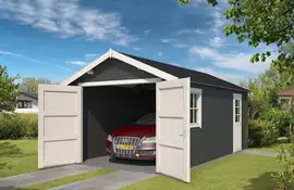 Outdoor Life Products | Garage Dillon 300 x 540 | Gecoat | Carbon Grey-Wit
