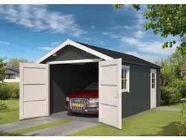 Outdoor Life Products | Garage Dillon 300 x 540 | Gecoat | Carbon Grey-Wit
