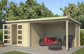 Outdoor Life Products | Tuinhuis met Overkapping Manuel 600 x 275