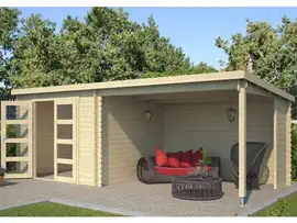 Outdoor Life Products | Tuinhuis met Overkapping Manuel 600 x 275