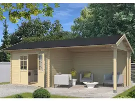 Outdoor Life Products | Tuinhuis met Overkapping Maribel 680 x 300
