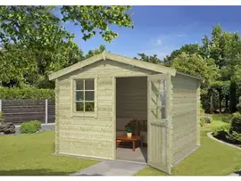 Outdoor Life Products | Tuinhuis Nina 275 x 230 | Geïmpregneerd | Olijfgroen