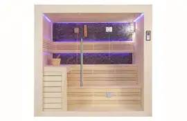 Fonteyn | Sauna Luxor 220 | Black Stone