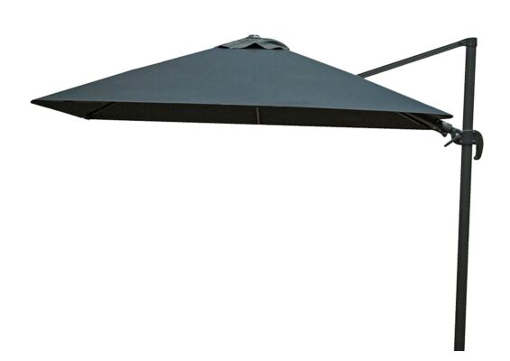 Zweefparasol 300 x 300 cm Shadow - Antraciet/Faded Black - Fonteyn Collectie