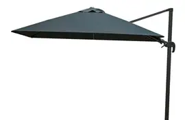 Zweefparasol 300 x 300 cm Shadow - Antraciet/Faded Black - Fonteyn Collectie