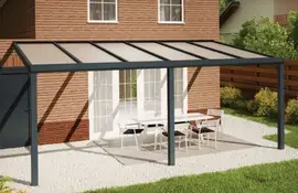 Fonteyn | Veranda Comfortline 606 x 300 cm RAL7016 Grijs