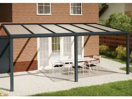 Fonteyn | Veranda Comfortline 606 x 300 cm RAL7016 Grijs