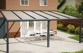 Fonteyn | Veranda Comfortline 606 x 400 cm RAL7016 Grijs