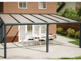 Fonteyn | Veranda Comfortline 606 x 400 cm RAL7016 Grijs