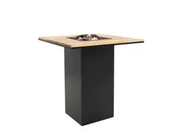 Cosi | Bartafel Cosiloft 100 | Black Frame | Teak Top