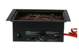 Cosi | Cosiburner Inbouwbrander | Vierkant Zwart