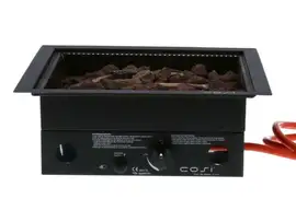 Cosi | Cosiburner Inbouwbrander | Vierkant Zwart