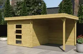 Fonteyn | Tuinhuis Demi met Overkapping 500 x 250